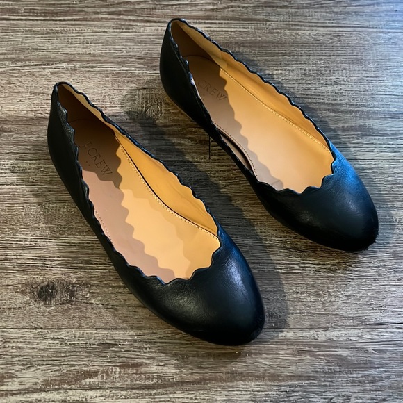 J. Crew Black Flats
